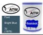 Preview: Ford, Bright Blue, 3J (1979): 500ml Lackdose, von ATW Autoteile West.